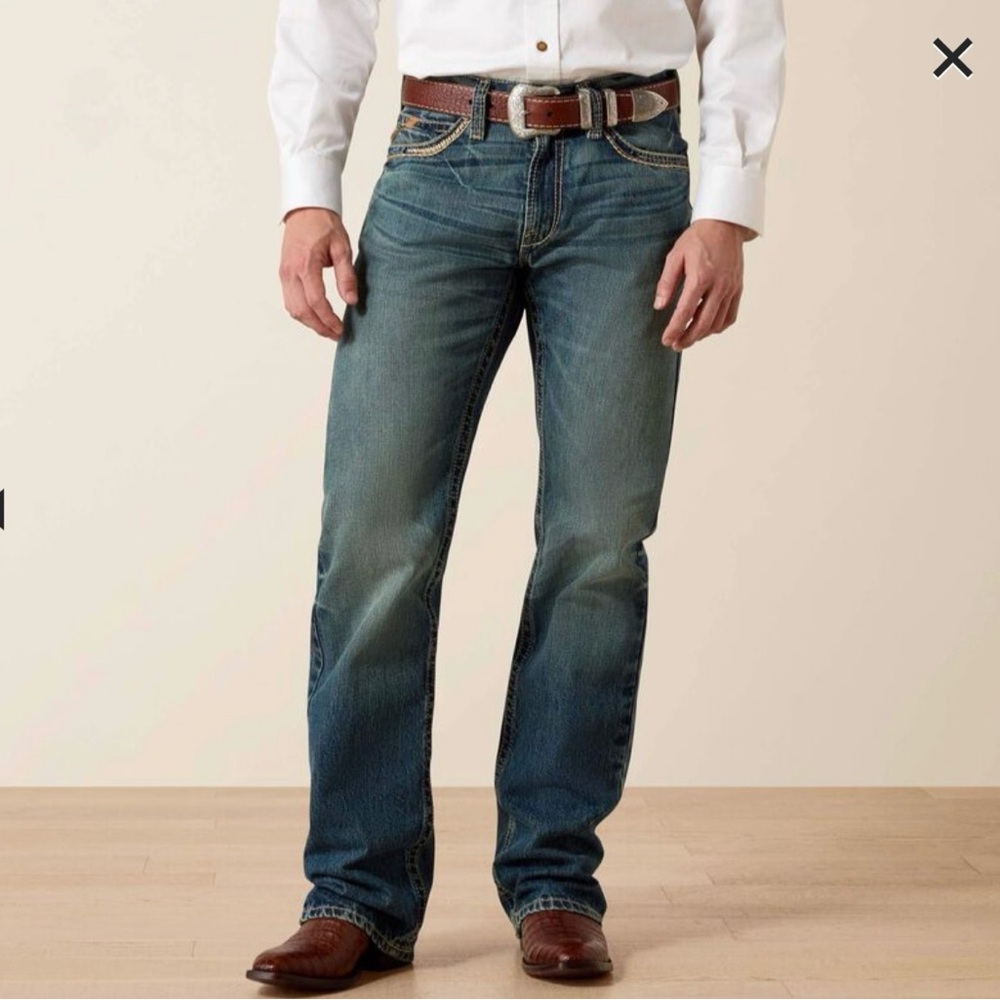 Ariat M5 Slim Gambler Stackable Straight Leg Jean 34/36